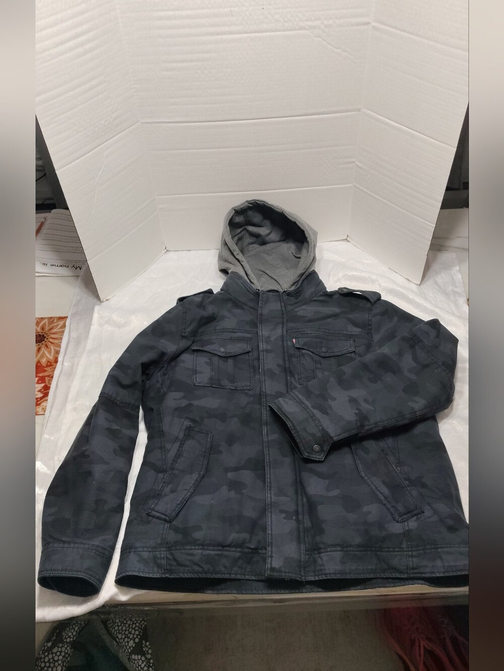 Levi's Hooded Military, Men - XL , Field Jacket Perfect Condition - Picture 13 of 13